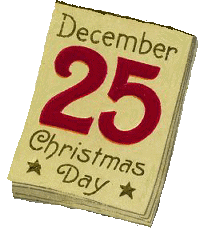 December 25th Calendar Image