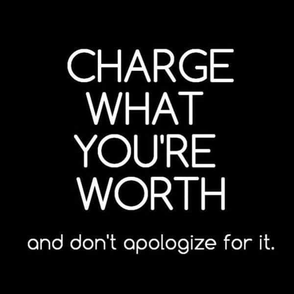 charge what you're worth